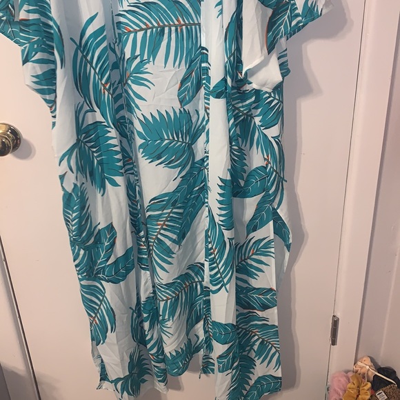 Long palm print kimono - Picture 3 of 5